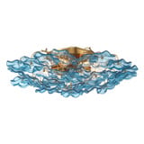 Esme 6 Light Semi Flush Mount 7 Inch Tall and 22.5 Inch Wide by Crystorama - ESM-4000
