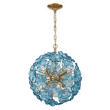 Esme 6 Light Chandelier 21 Inch Tall and 18.25 Inch Wide by Crystorama - ESM-4005