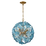 Esme 6 Light Chandelier 21 Inch Tall and 18.25 Inch Wide by Crystorama - ESM-4005