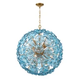 Esme 12 Light Chandelier 30 Inch Tall and 28 Inch Wide by Crystorama - ESM-4009