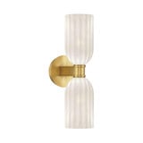 Lotus 2 Light Wall Sconce 17 Inch Tall and 5 Inch Wide by Crystorama - LOT-712