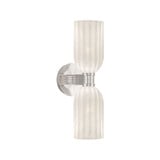 Lotus 2 Light Wall Sconce 17 Inch Tall and 5 Inch Wide by Crystorama - LOT-712