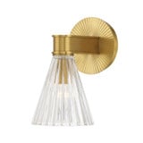 Lotus 1 Light Wall Sconce 9.5 Inch Tall and 5.5 Inch Wide by Crystorama - LOT-701