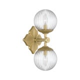 Orly 2 Light Wall Sconce 16 Inch Tall and 7.5 Inch Wide by Crystorama - ORY-1002