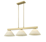 Cobalt 3 Light Medium Pendant by Z-Lite 152MGLD-14 - 152MGLD-14