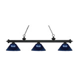 Riviera 3 Light Island/Billiard 14.25 In W by 14.25 In H by Z-Lite - 200-14R