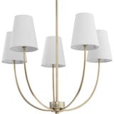 Zayya 5 Light Chandelier 18.13 Inch Tall and 26.13 Inch Wide by Progress - A400005