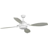 Rudder Wide Ceiling Fan 1 Light Remote Damp Rated 56 Inch wide by Progress - P250040