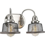 Tilley 2 Light Vanity Light by Progress - P300043
