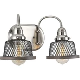 Tilley 2 Light Vanity Light by Progress - P300043