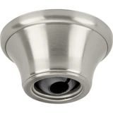 Accessory Ceiling Fan Canopy 4 Inches Tall and 6.63 Inches Wide by Progress - P2666