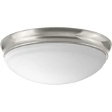 1 LED 11 Inch Wide Globe Shade Flush Mount by Progress - P350100