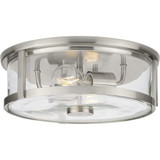 Gilliam Two Light 12.62 Inch Wide Flush Mount by Progress - P350253