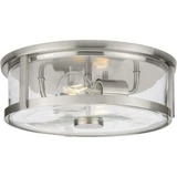 Gilliam Two Light 12.62 Inch Wide Flush Mount by Progress - P350253
