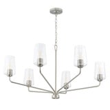 Celino 6 Light Large Chandelier 21 Inch Tall and 40 Inch Wide by Progress - P400444