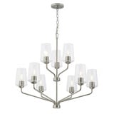 Celino 9 Light Chandelier 30 Inch Tall and 32 Inch Wide by Progress - P400445