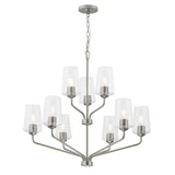 Celino 9 Light Chandelier 30 Inch Tall and 32 Inch Wide by Progress - P400445