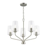 Celino 5 Light Chandelier 18.87 Inch Tall and 26 Inch Wide by Progress - P400442
