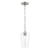 Celino 1 Light Pendant 11 Inch Tall and 5 Inch Wide by Progress - P500506