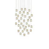 Polpo 36 Light Round Multi Drop Pendant 33 Inch Wide by Currey Company - 9000-1401