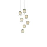Polpo 7 Light Round Multi Drop Pendant 13 X 13 Inch Wide by Currey Company - 9000-1397