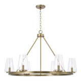 Aaron 6 Light Chandelier 23.5 Inch Tall and 36 Inch Wide by Capital - 461961