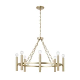 Winton 8 Light Chandelier 22 Inch Tall and 28 Inch Wide by Capital - 462081