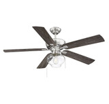 5 Blade Ceiling Fan with Light Kit 52 Inches Wide by BSH - 2583-BEL-1272530