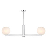 2 Light Art Deco Linear Chandelier by BSH - 2583-BEL-1345023