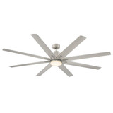 Bluffton 8 Blade Ceiling Fan with Light Kit 72 Inches Wide by BSH - 2583-BEL-1277978