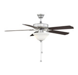 5 Blade Transitional Ceiling Fan with Light Kit 52 inches wide by BSH - 2583-BEL-1277945