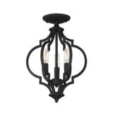 3 Light 11 Inch Wide Semi Flush Mount by BSH - 2583-BEL-1107301