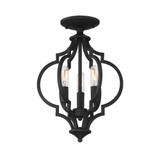 3 Light 11 Inch Wide Semi Flush Mount by BSH - 2583-BEL-1107301