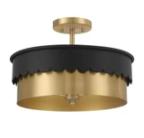 3 Light 16 Inch Wide Semi Flush Mount by BSH - 2583-BEL-1279494