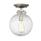 1 Light 8 Inch Wide Modern Semi Flush Mount by BSH - 2583-BEL-1107300