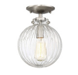 1 Light 8 Inch Wide Modern Semi Flush Mount by BSH - 2583-BEL-1107300