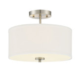 2 Light 13 Inch Wide Contemporary Semi Flush Mount by BSH - 2583-BEL-1107243