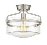 1 Light 11 Inch Tall Semi Flush Mount by BSH - 2583-BEL-1107246