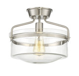 1 Light 11 Inch Tall Semi Flush Mount by BSH - 2583-BEL-1107246