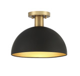 1 Light 9 Inch Tall Vintage Semi Flush Mount by BSH - 2583-BEL-1155160