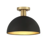 1 Light 9 Inch Tall Vintage Semi Flush Mount by BSH - 2583-BEL-1155160