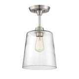 1 Light 10 Inch Wide Modern Semi Flush Mount by BSH - 2583-BEL-1107245