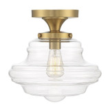 1 Light 12 Inch Wide Vintage Semi Flush Mount by BSH - 2583-BEL-1159430