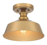 1 Light 10 Inch Wide Vintage Semi Flush Mount by BSH - 2583-BEL-1160904