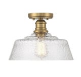 1 Light 13 Inch Wide Semi Flush Mount by BSH - 2583-BEL-1157407