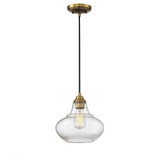 1 Light Mid Century Modern Small Pendant 10 Inch Tall by BSH - 2583-BEL-1107311