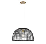 1 Light Large Pendant 12 Inch Tall by BSH - 2583-BEL-1107407