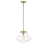 1 Light Vintage Medium Pendant 11.5 Inch Tall by BSH - 2583-BEL-1155944
