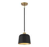 1 Light Mid Century Modern Small Pendant 9 Inch Tall by BSH - 2583-BEL-1107434