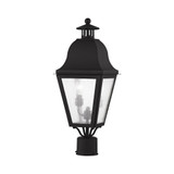 Amwell 2 Light Outdoor Post Top Lantern 8.5 x 21 Inches by Livex  - 2552